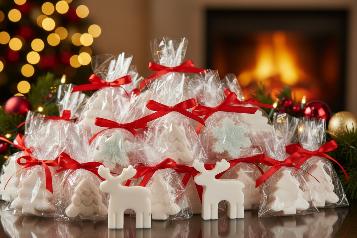 Zestaw prezentowy dla firm – świąteczne mydełka Śnieżne Odbicia - obrazek 2