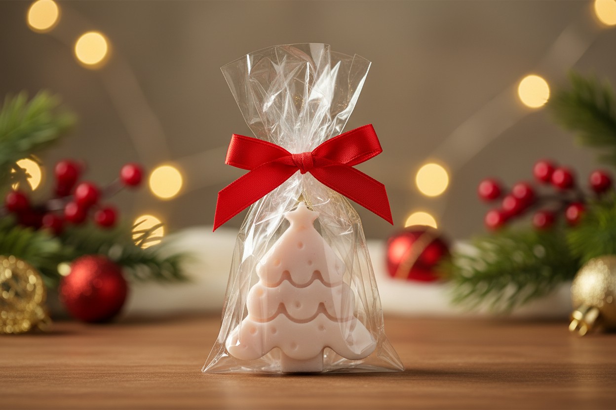Zestaw prezentowy dla firm – świąteczne mydełka Śnieżne Odbicia