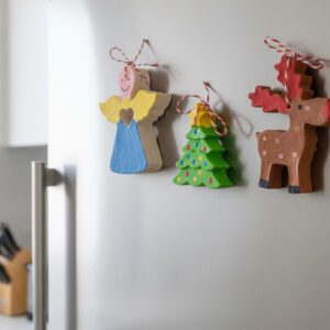 Alternative view of Zimowy Okruch Magii – świąteczne magnesy gipsowe