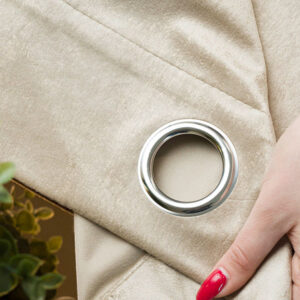 Złota Poświata - zasłona na przelotkach ze złotym nadrukiem