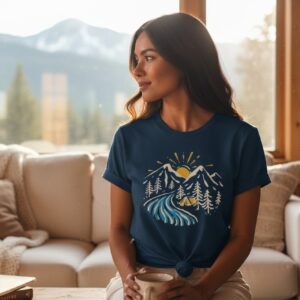Górski Zachód – koszulka damska z górskim nadrukiem