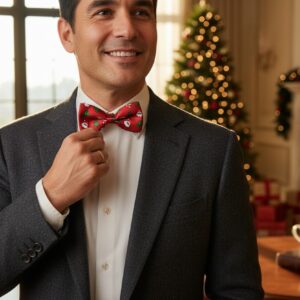 Świąteczna Mucha – akcent zimowej elegancji