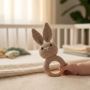 Leśny Zajączek – grzechotka dla niemowląt