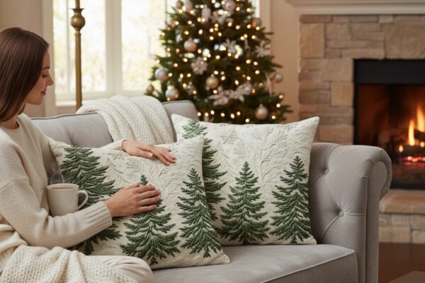 Leśny Duet – poszewki dekoracyjne inspirowane naturą