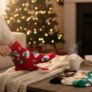 Magiczne kroki – skarpetki świąteczne