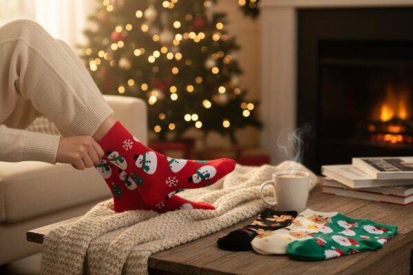 Magiczne kroki – skarpetki świąteczne