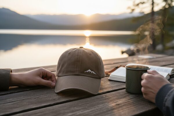 Szczytowa Klasyka – czapka z daszkiem z motywem górskim