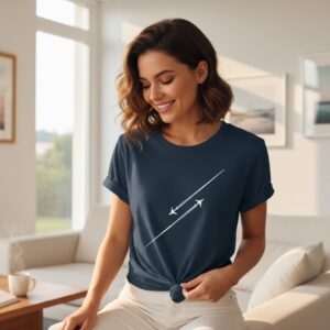 Podniebny Szlak - koszulka damska z podróżniczym motywem